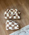 Coco Checkered Fleece Set