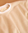 Almond Waffle Knit Romper