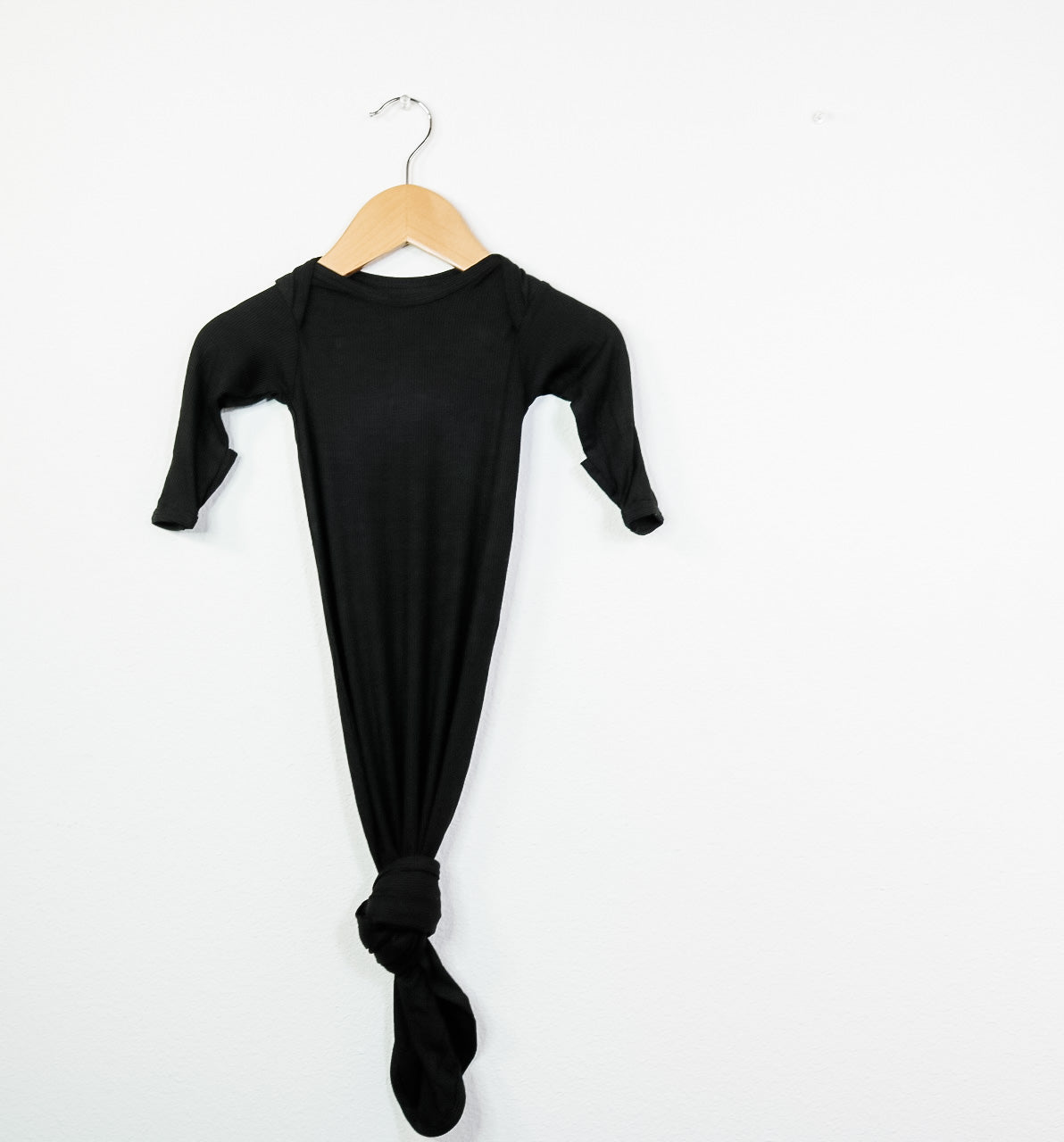 Black Ribbed Baby Gown