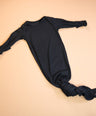 Black Ribbed Baby Gown